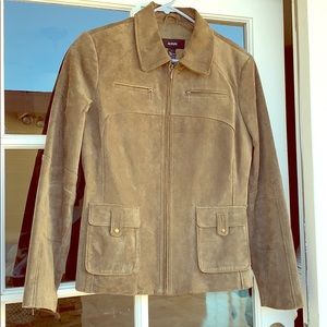 Alfani genuine leather jacket